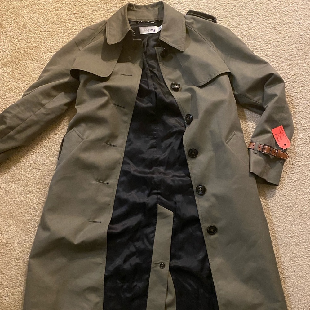 COACH women’s trench coat